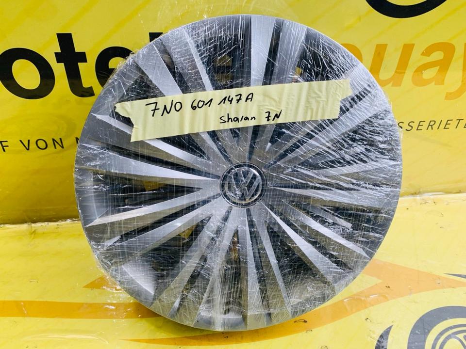 VW Sharan 7N Tiguan 16 Zoll Radkappen 4 STÜCK 7N0601147A ✅