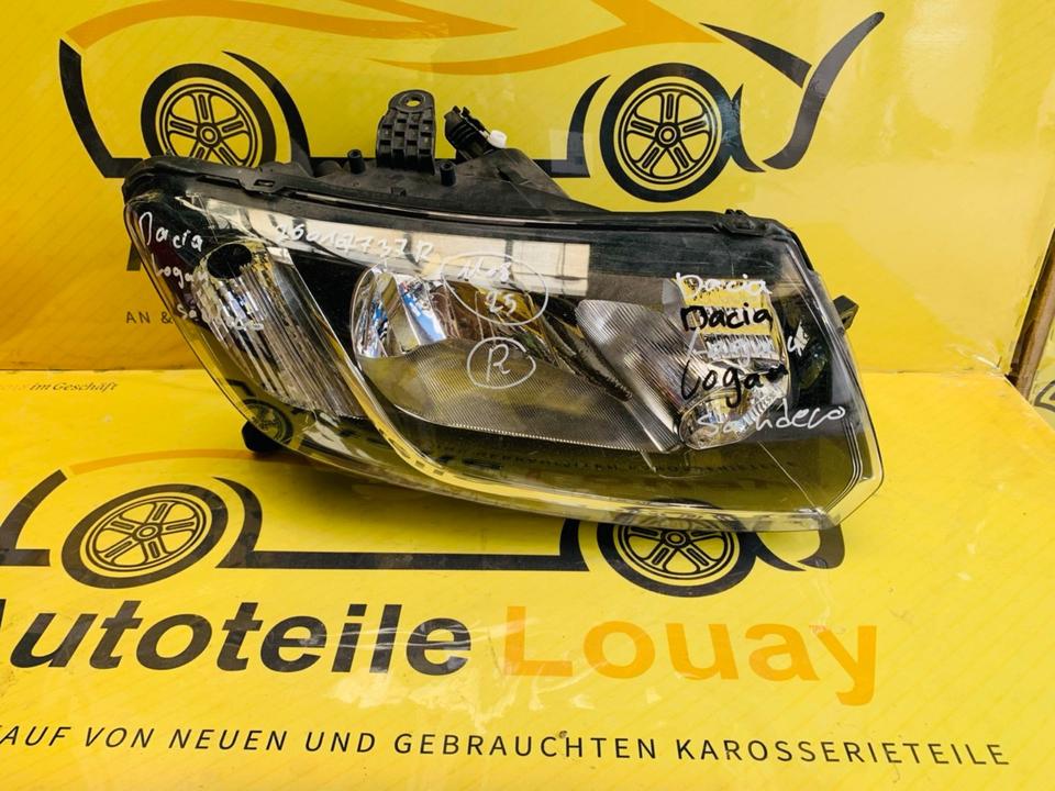 Dacia Logan Halogen Scheinwerfer rechts Original 260107737R ✅