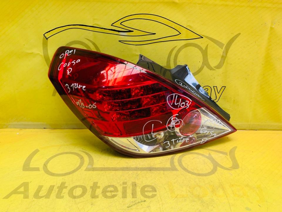 Opel Corsa D 3 Türer Rückleuchte links Zubehör ab 2006 ✅