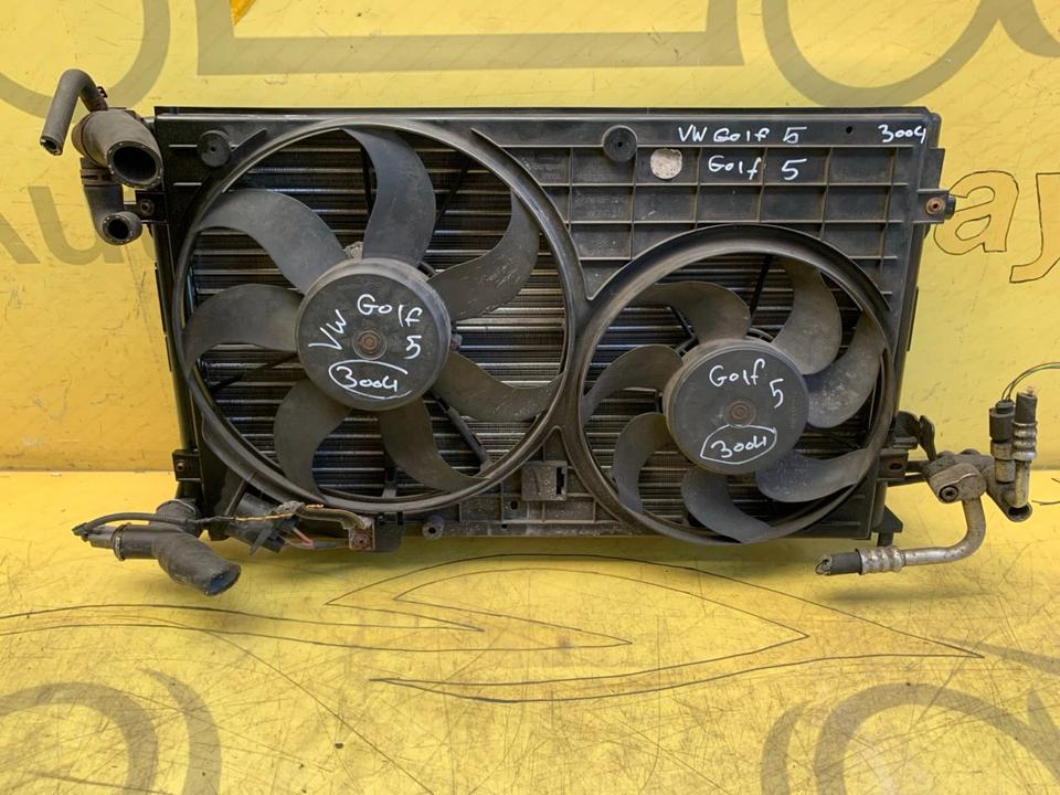 VW Golf 5 Kühlerpaket Wasserkühler Elektrolüfter Original ✅