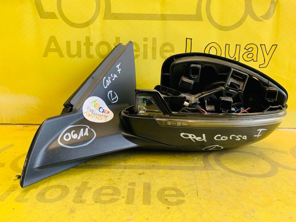 Opel Corsa F Außenspiegel Seitenspiegel links Original 983767419