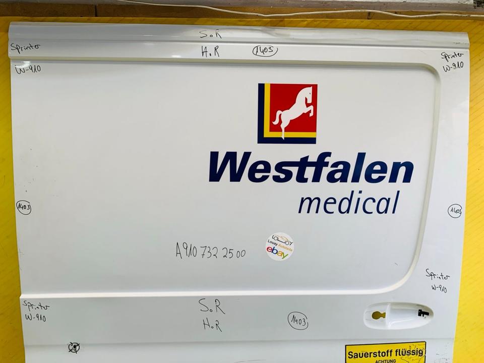 Mercedes Benz Sprinter W910 Tür Schiebetür rechts A9107322500 ✅