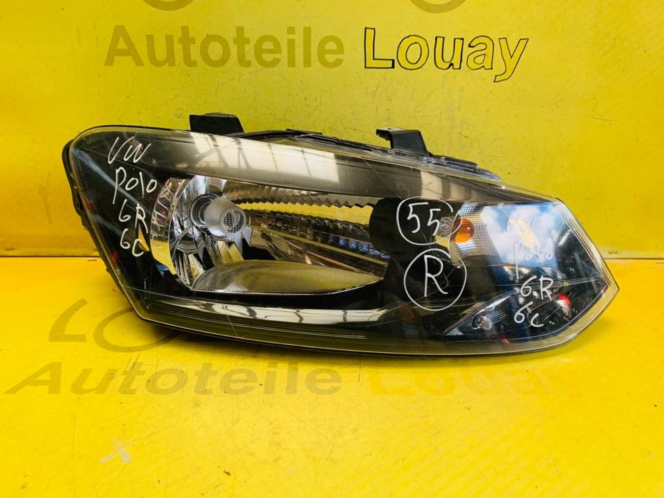 VW Polo 6R Halogen Scheinwerfer rechts Original 6R1941016E ✅
