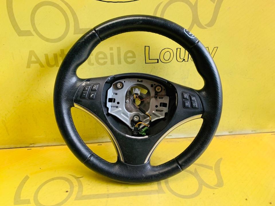 BMW E81 E87 E90 E91 E92 Leder Lenkrad Schwarz Original ✅